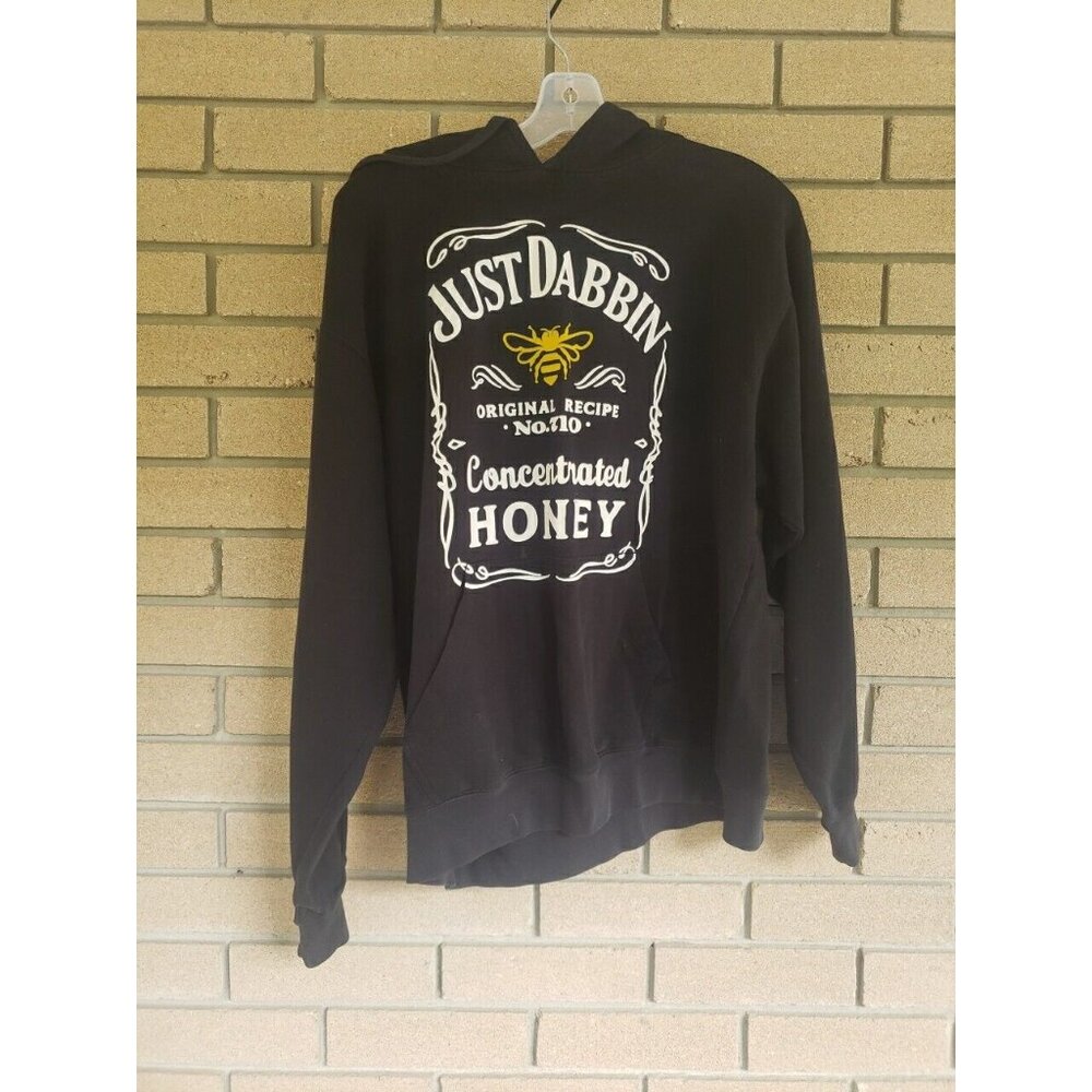 Just Dabbin - Concentrated Honey - 420 - Black Hoodie Size: XL